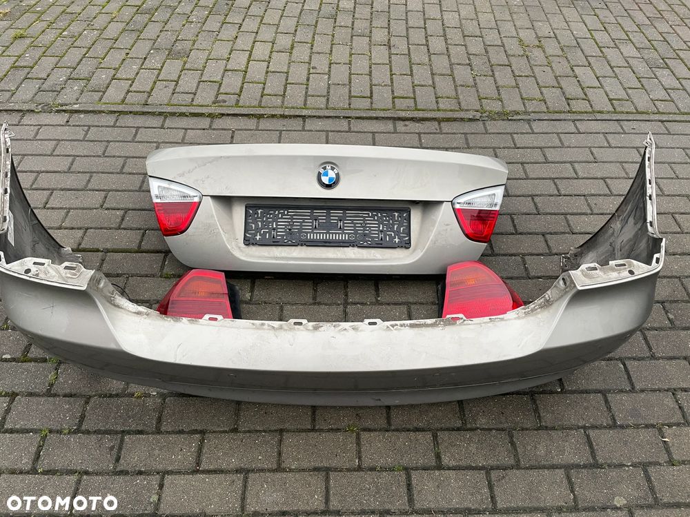 Bmw 3 E90 zderzak tył tylny klapa PDC A53 Platinbronze lampa lewa prawa tył sedan - 1