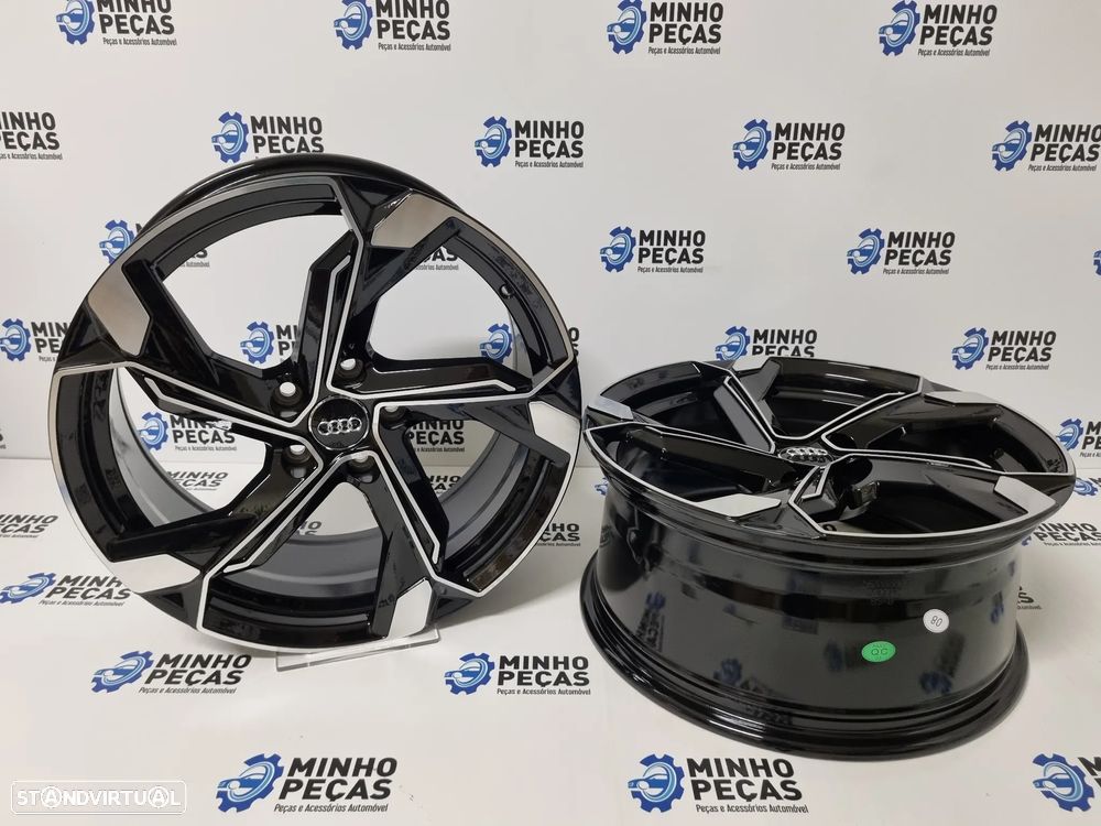 Jantes Audi SQ8 2024 em 18 Preto Polido (5x112) - 4