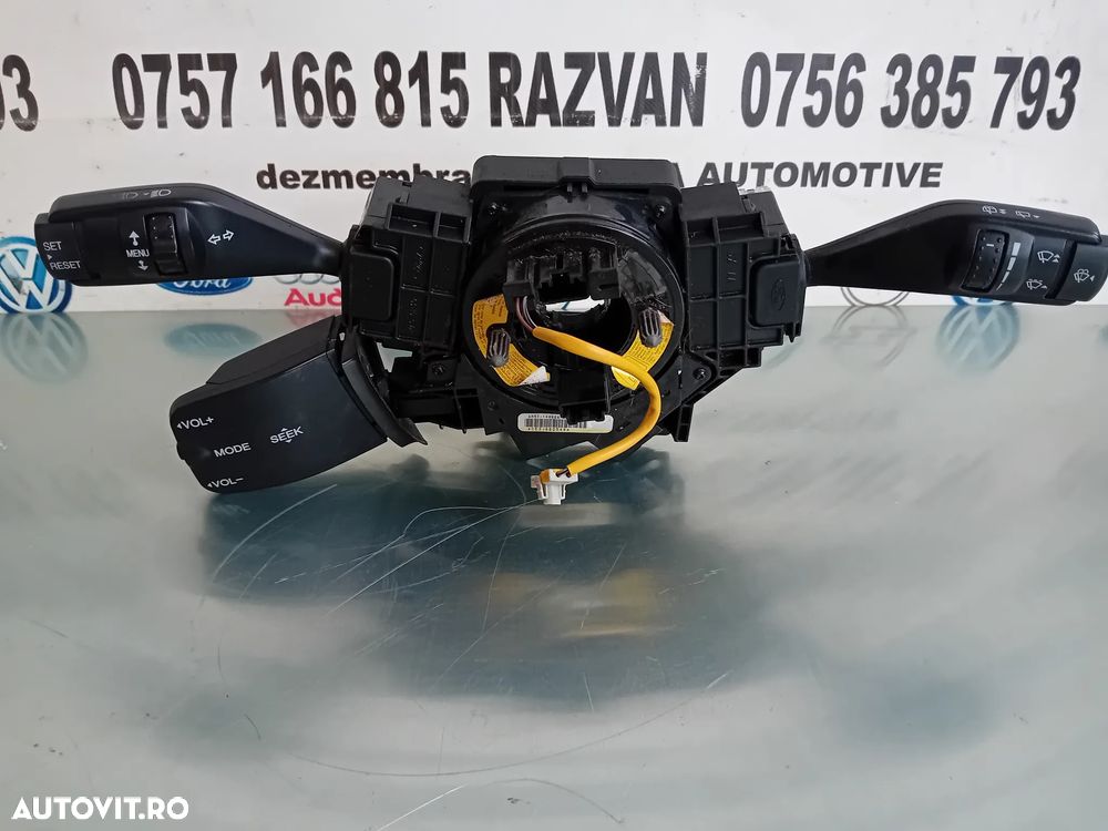Ansamblu Maneta Stergatoare Semnalizare Spira Banda Volan Airbag Ford Kuga 1 I Cod 3M5T-6475-AE - 2