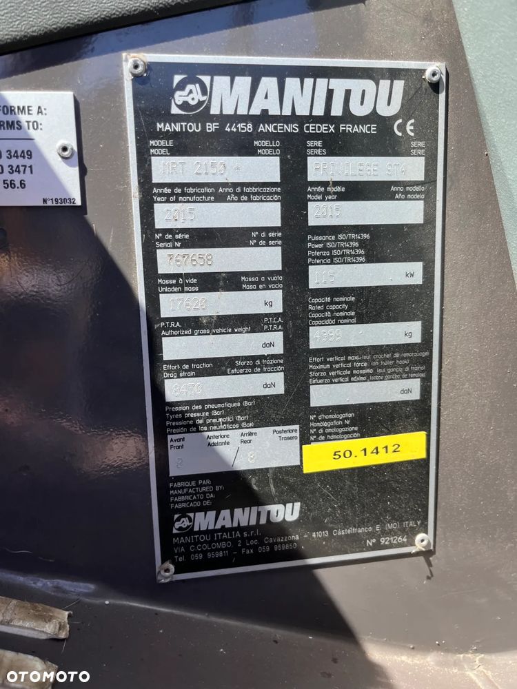 Manitou MRT 2150 - 10