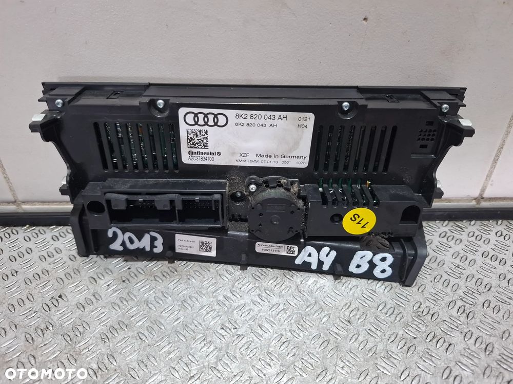 Panel klimatyzacji nawiewu Audi A4B8 lift 2013 rok nr 8K2820043AH - 2