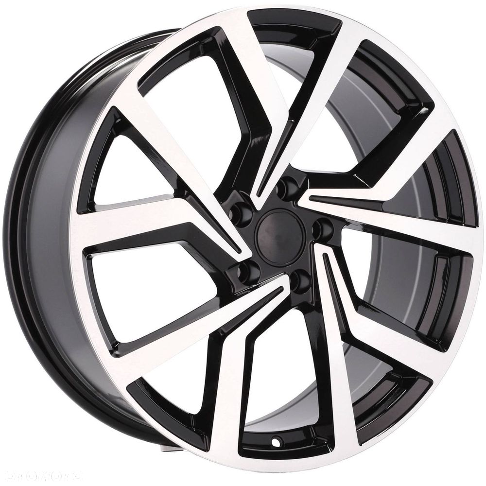 4x Felgi 19 m.in. do VW Caddy Crosstouran Golf Alltrack Scirocco Jetta Passat Tiguan - B1154 - 2