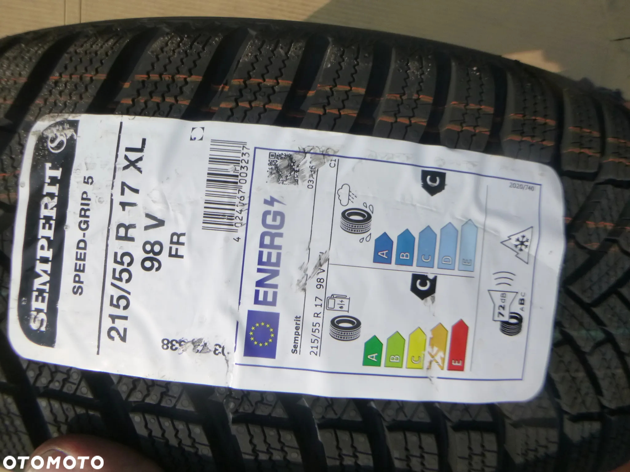 nowa opona zimowa semperit speed-grip 5 215/55 r17 98V - 2
