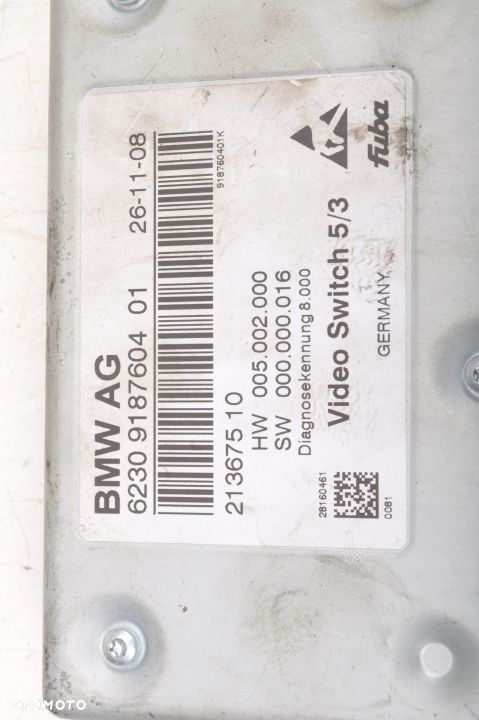 BMW 7 F02 MODUŁ STEROWNIK TV 9187604 - 4