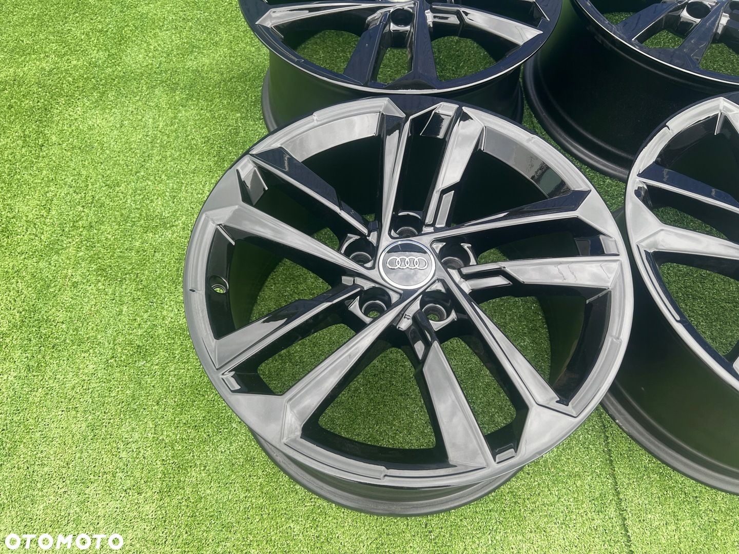 KOMPLET FELG FELGI ALU AUDI 8Y0 A3 S LINE 17 5X112 ET46 ORYGINALNE - 5