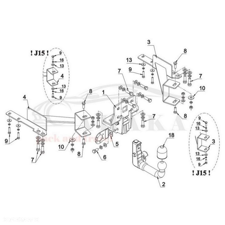 Hak Holowniczy Wypinany Automat Do Toyota Land Cruiser Od 2009 - 3