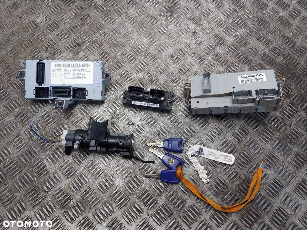 ZESTAW STARTOWY FIAT PUNTO II 1.2 8V IAW5AFP4 55187378 51735171 51735172 - 1