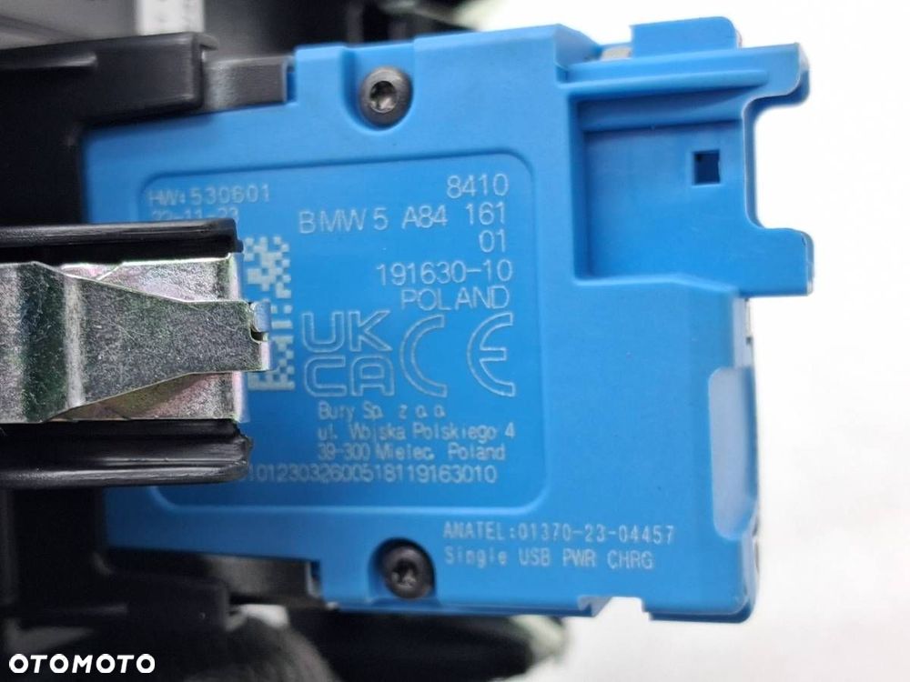 GNIAZDO USB TYPU C ŁADOWARKA DEKOR OSŁONA MINI COOPER S F56 5A84161 9891237 - 4
