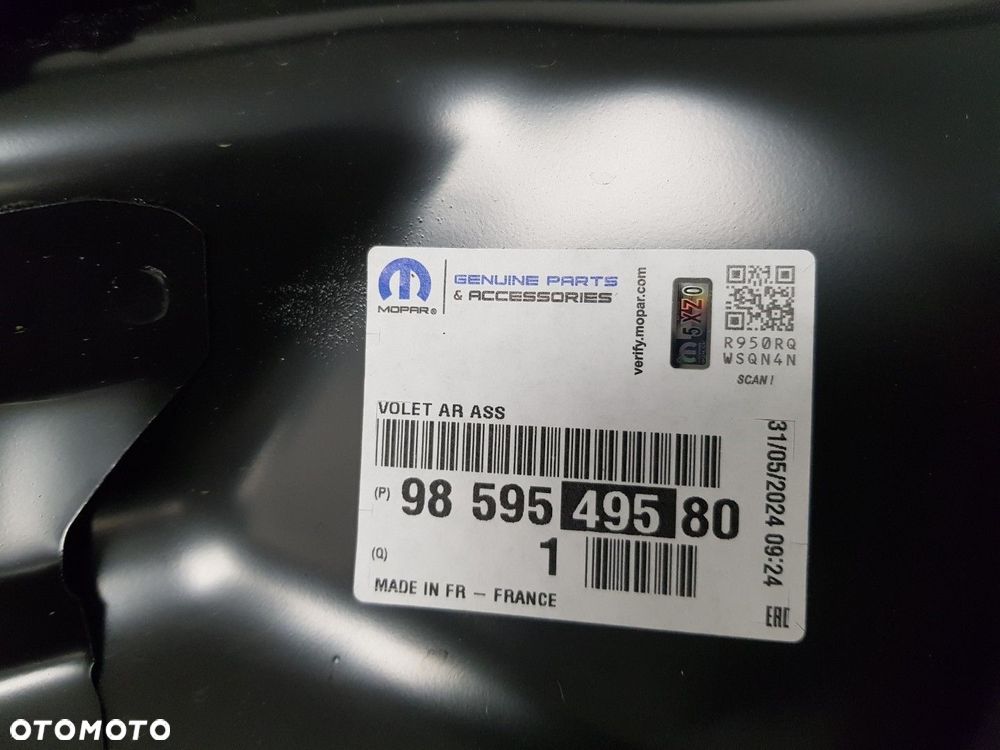 FABRYCZNIE NOWA ORYGINALNA KLAPA BAGAŻNIKA COMBO E BERLINGO IV PARTNER 4 RIFTER 18-25 9859549580 - 6
