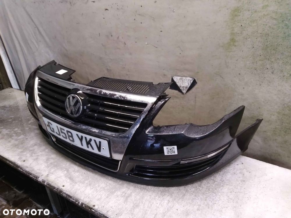 ^ ZDERZAK PRZÓD PRZEDNI VW VOLKSWAGEN PASSAT B6 LC9Z CZARNY - 2