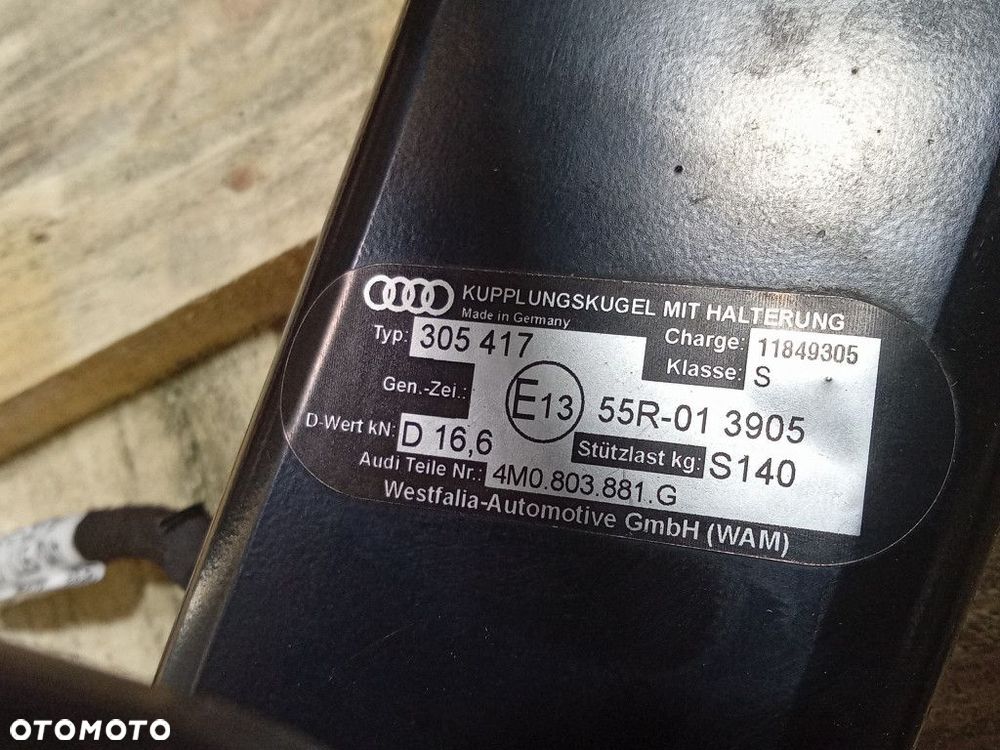 AUDI Q7 4M HAK HOLOWNICZY ELEKTRYCZNY 4M0803881G - 7