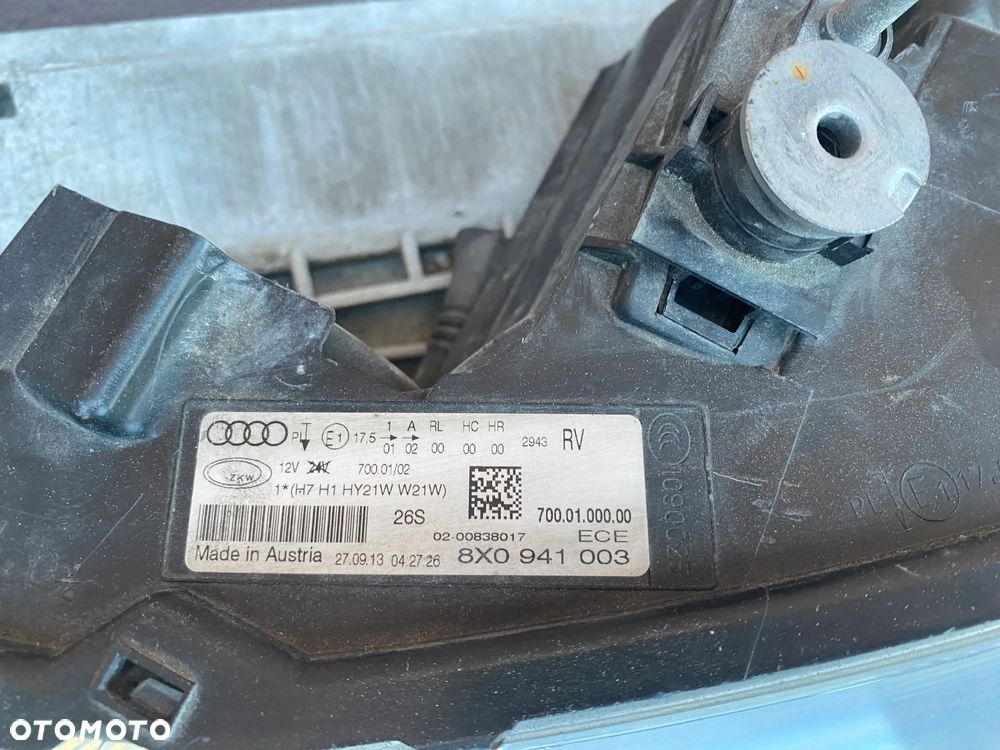 lampa audi a1 8X zwykła lewa eu cała - 3