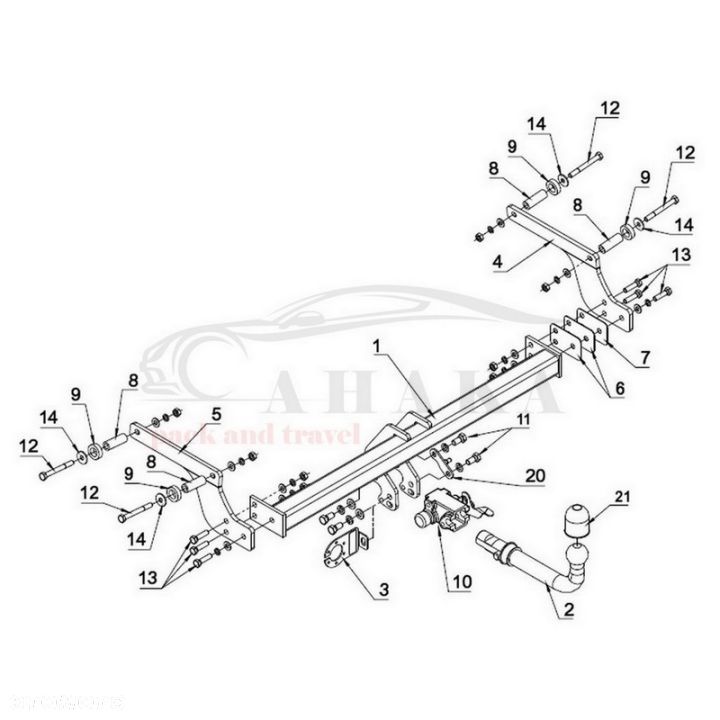 Hak Holowniczy Automat Do Dacia Duster I 2010-2013 - 3