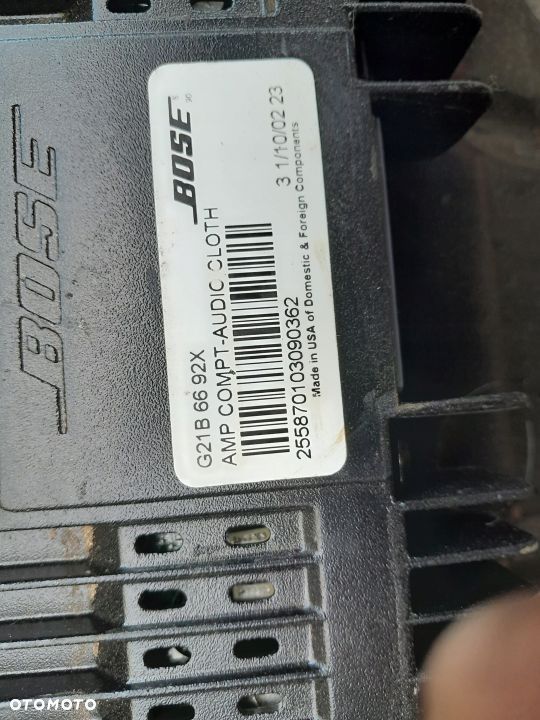 Mazda 6 02-07 Zestaw audio subofer Głośniki Bose - 4