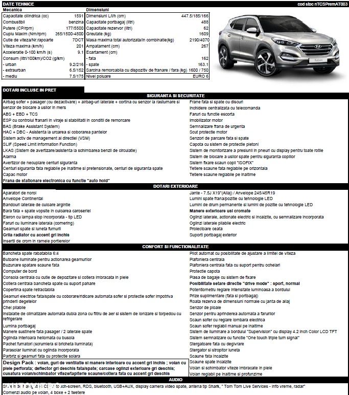 Hyundai Tucson 1.6 T-GDi 4WD 7DCT Premium+ - 4