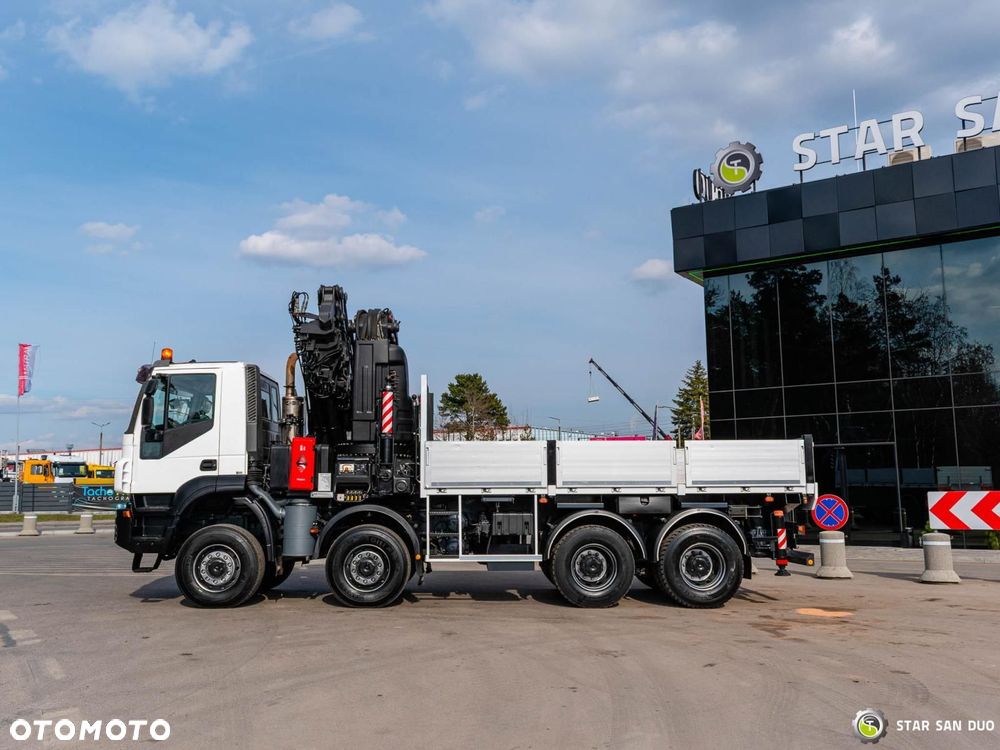 Iveco TRAKKER 450 8x8 HIAB 800E-7 FLy Jib Wciągarka HDS Żuraw - 12