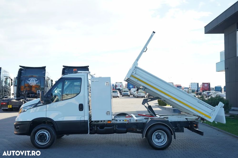 Iveco DAILY 70-180 / BASCULATOR SPATE 2.8 M / MTA: 7.0 T / BLOCARE PUNȚI / DUBLU / HI-MATIC - 4