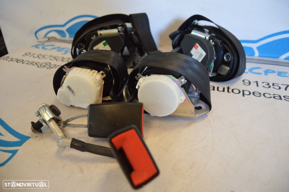 CINTO CINTOS SEGURANÇA ENCAIXE PRE TENSOR PRETENSOR 602134300 602134500 8P0857739 8P0857739B AUDI A3 8P 8PA SPORTBACK 2.0 TDI 170CV BMN - 3
