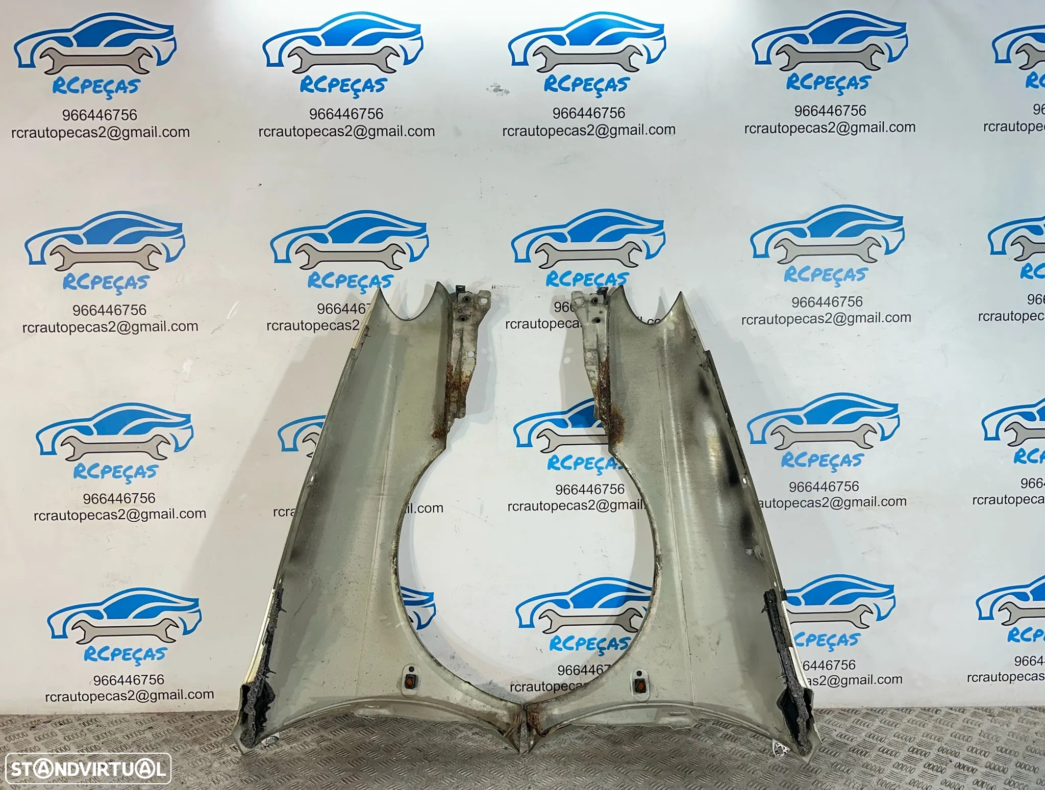 .Conjunto Guardalamas Frente Frontal Esquerdo Direito Original Renault Megane 1 MK1 Fase 2 1999 - 2003 - 5