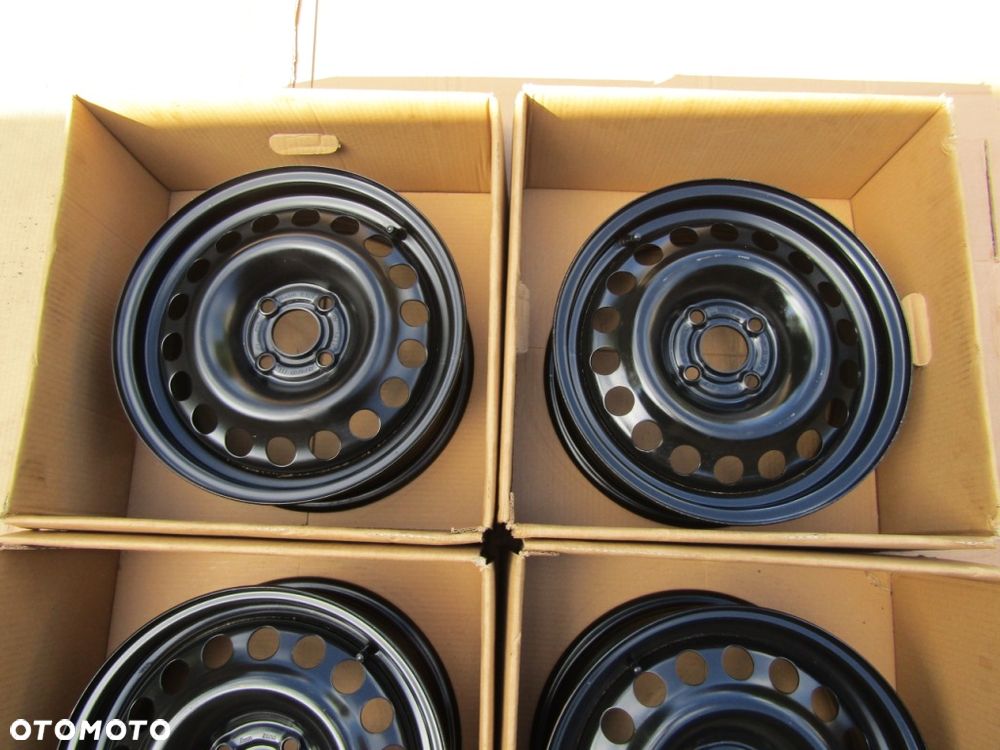 4x JAK NOWE Felgi 15 Opel Astra G H Corsa C D Meriva A Combo C Fiat Grande Punto Evo - 8