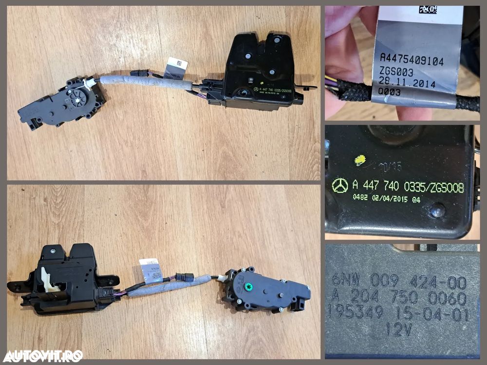 Mercedes SZL Panglica volan Panou butoane avarii ESP DSR Bloc lumini Panou butoane umplere Calculator confort Camera nigt vision Senzor parcare Capac carlig bara Broasca incuietoare haion W221 W164 W169 W245 W205 W253 W251 W216 W447 - 8