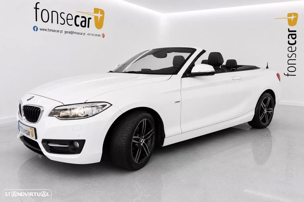 BMW 218 d Cabrio Line Sport