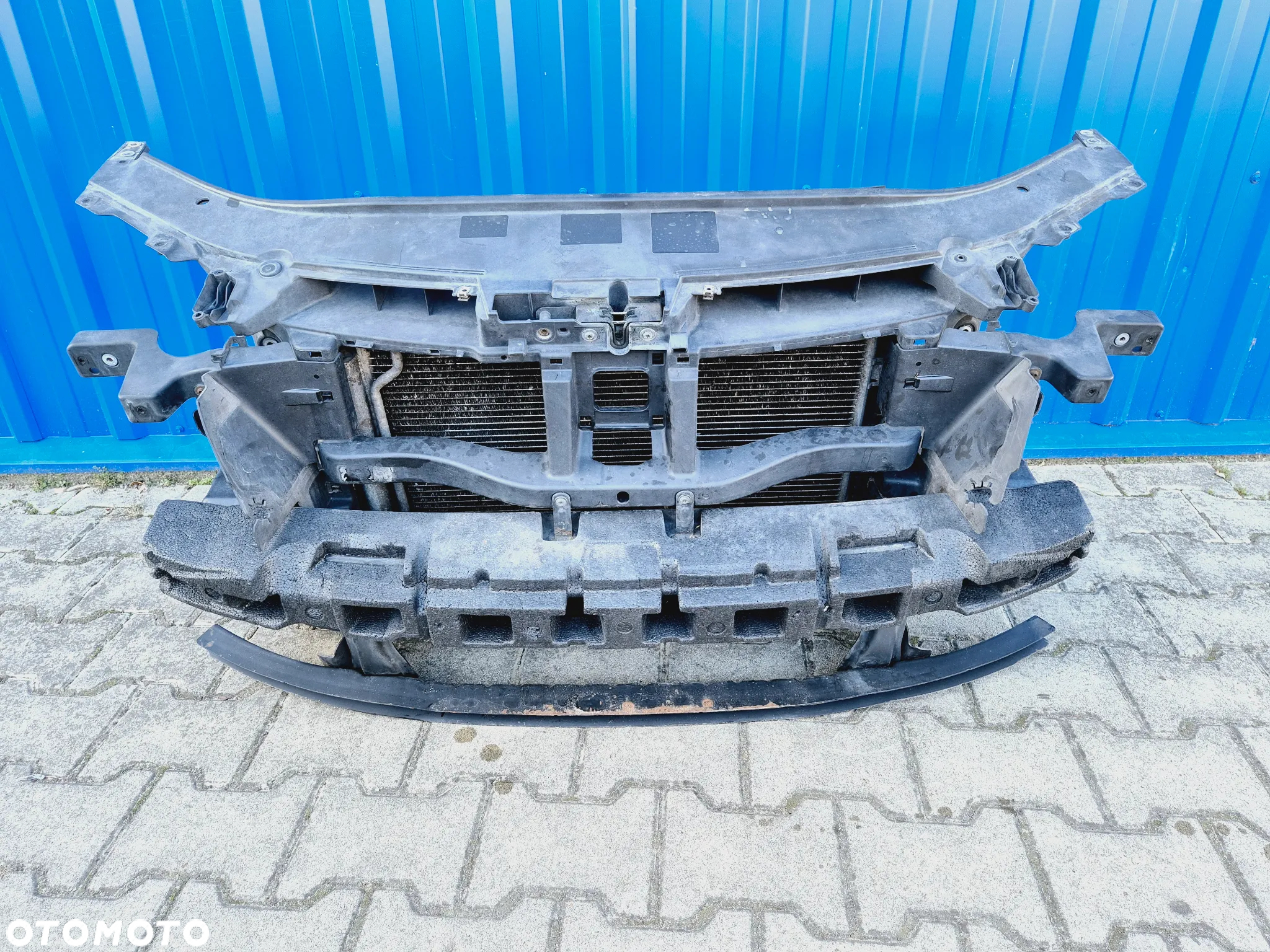 KOMPLETNY PAS PRZEDNI CHŁODNICE + BELKA ZDERZAKA + WENTYLATORY VW PASSAT B6 2.0 TDI - 3