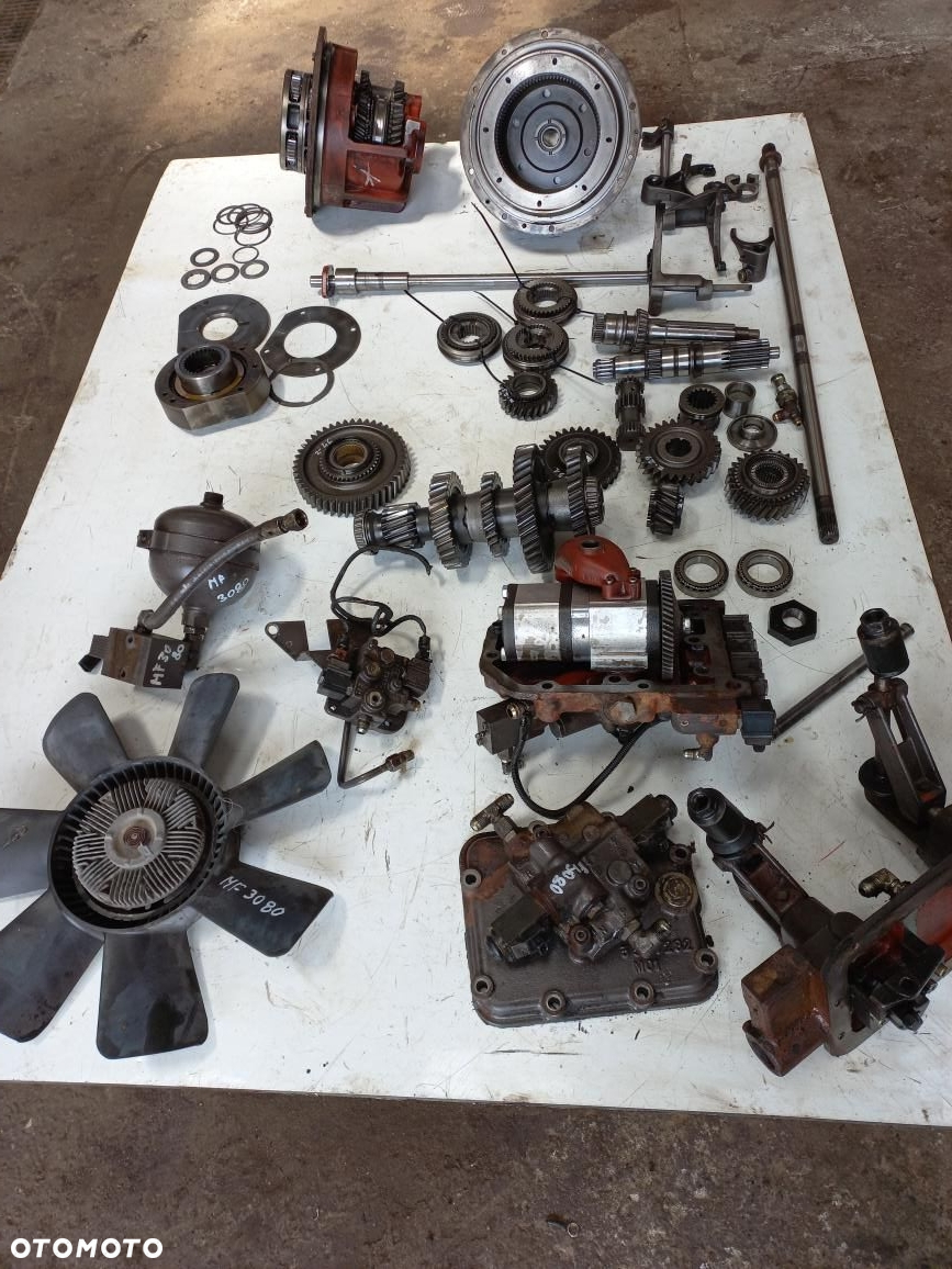 Części Massey Ferguson 3080,3090 skrzynia biegów,rewers,synchronizator,dynashift,cewka,podnośnik,most,kabina,widełki,koło zębate,kosz,zwolnica,pompa - 3