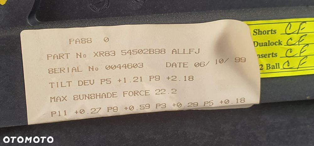SZYBERDACH JAGUAR S-TYPE XR8354502B98ALLFJ - 4