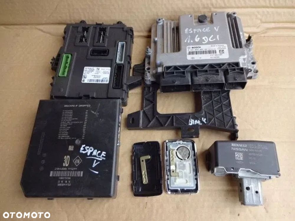 RENAULT ESPACE V 1.6 DCI ZESTAW STARTOWY STEROWNIK SILNIKA BCM - 1