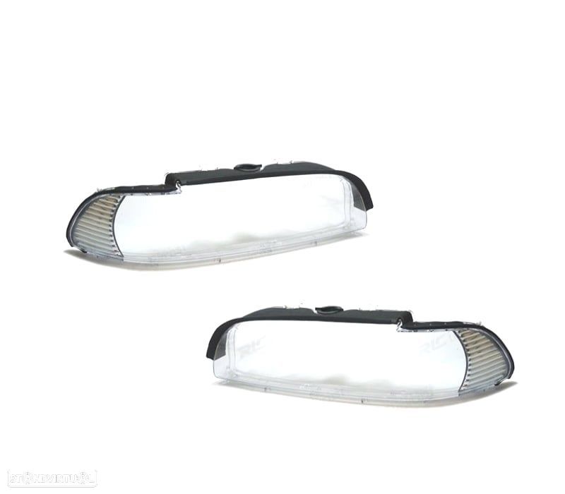 KIT CONJUNTO VIDROS FAROL PARA BMW E39 2000-2003 - 1