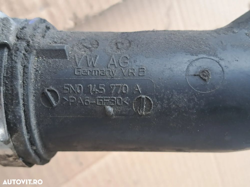 Tub tubulatura furtun intercooler Senzor presiune gaze evacuare MAP Originale VW Passat B6, B7, Tiguan 5N, Golf 5, 6, Audi A3, A4, A5 - 2