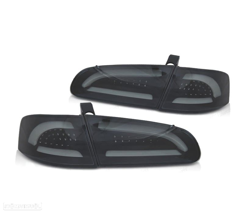FAROLINS TRASEIROS LED LIGHTBAR SEAT IBIZA 6L 02-08 CARDNA FUNDO PRETO - 2