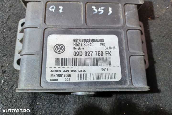 Calculator cutie automata 09D927750FK 09D927750FK Audi Q7 4L [facelif - 3