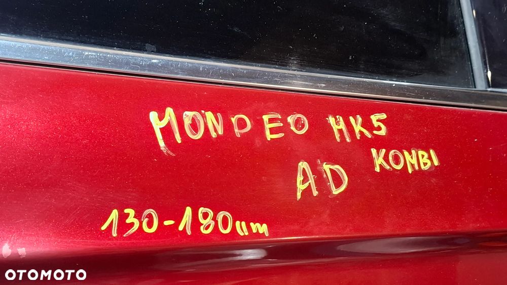 Drzwi tylne Tył KOMPLETNE strona LEWE Ford Mondeo MK V KOMBI 14/22 KOD AD - 9