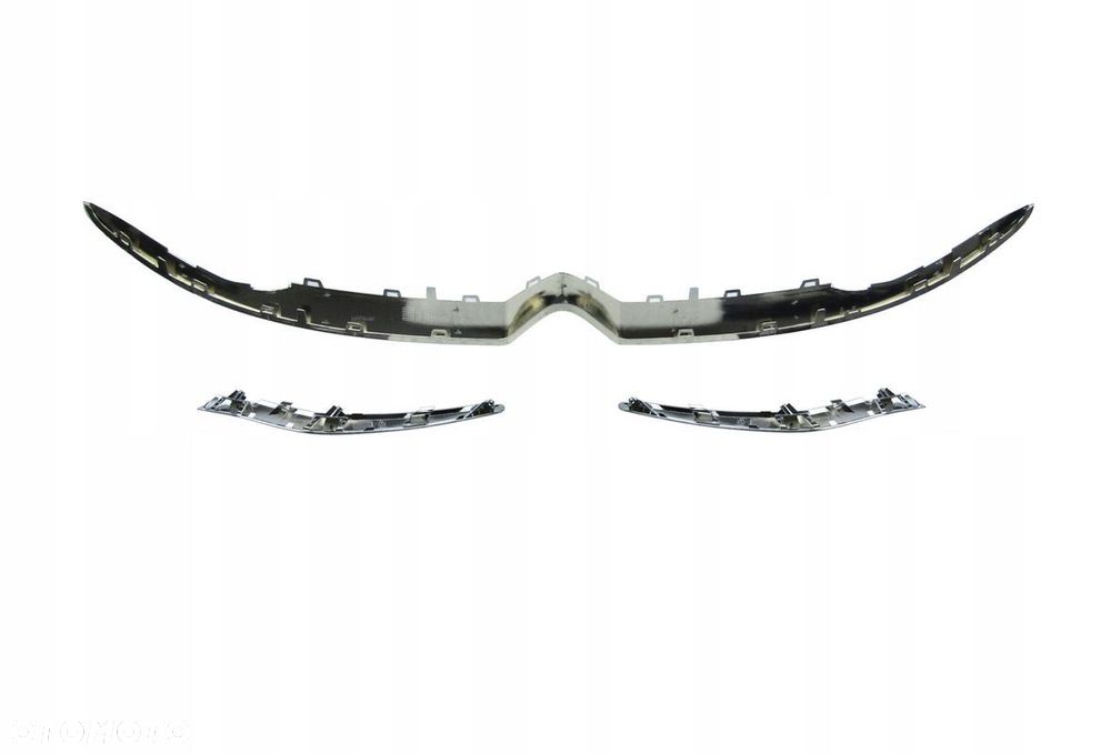 Renault Captur 19 - 25 Listwa chrom grilla / atrapy listwy zderzaka Zestaw - 2