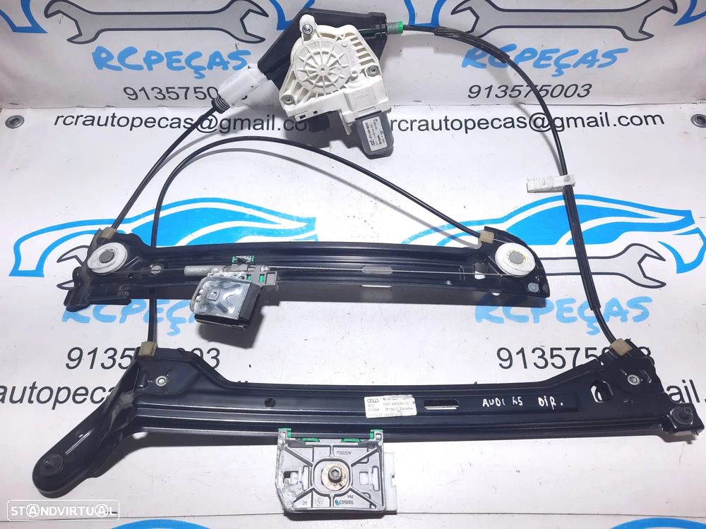 MOTOR SISTEMA ELEVADOR VIDRO PORTA FRENTE FRONTAL DIREITA AUDI AUDI A6 C6 - 3