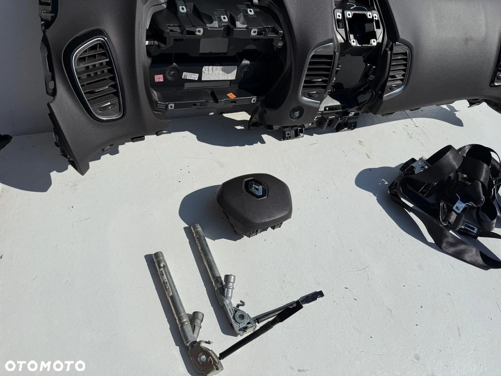 RENAULT ESPACE V DESKA KONSOLA KOKPIT PODUSZKI AIRBAG PASY ORYGINAŁ - 3