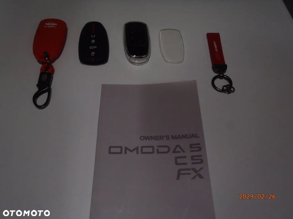 etui silkon gumowe pokrowiec zabezpieczenie breloczek do kluczy zawieszka na pilota OMODA 5 CHERY C5 Omoda & Jaecoo 7 - 2