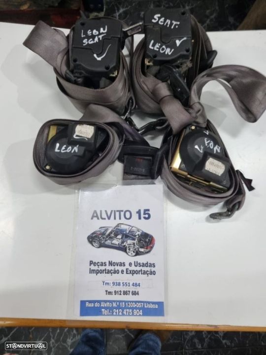 4 cintos Seat Leon - 1