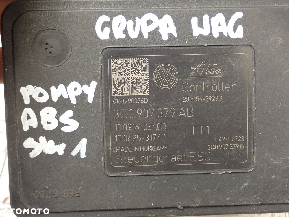 POMPA ABS - 1K0907379AC, 3Q0907379AA, 1K0907379BG, 7H0907379R, 1K0907379Q, 8R0907379L, 3Q0907379AB, 8E0927317E - 8