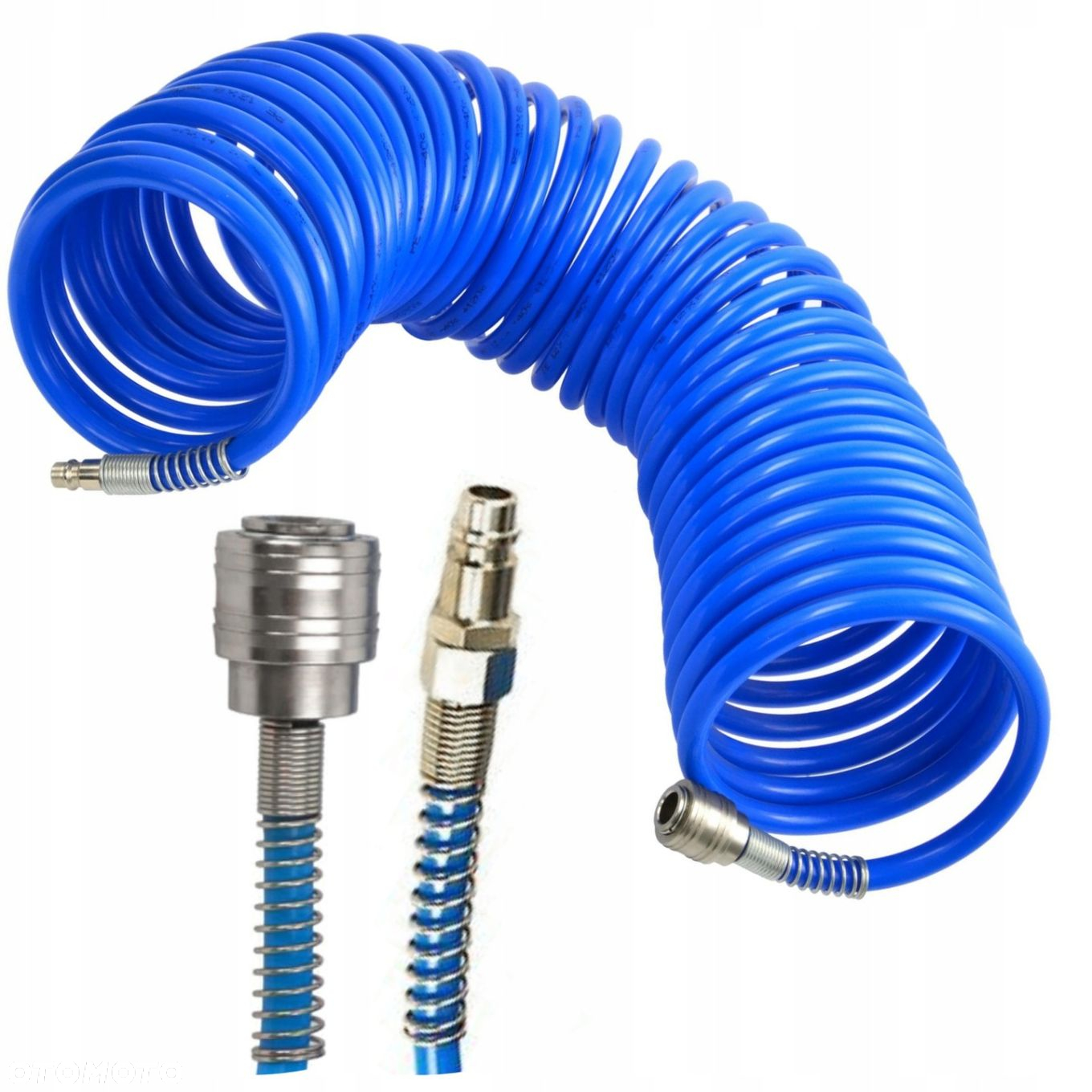 WĄŻ PRZEWÓD SPIRALNY PNEUMATYCZNY 20M DO KOMPRESOR PE 8x12mm - 7