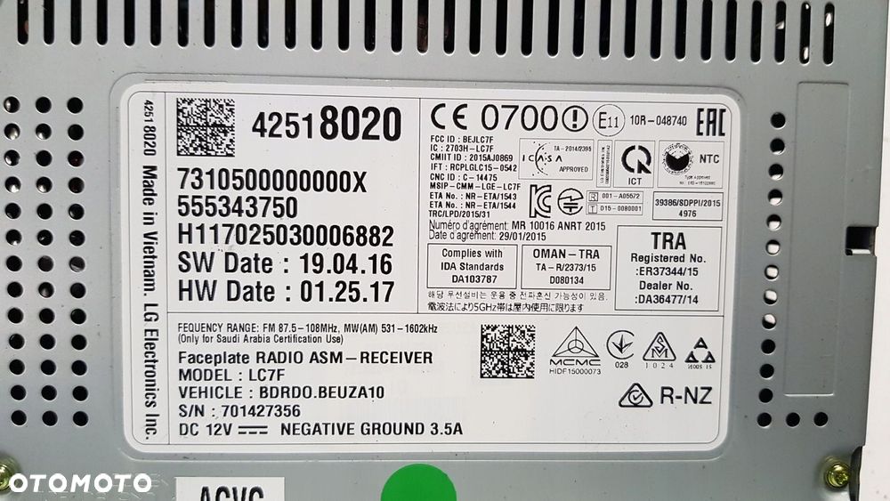 radio nawigacja Opel Adam - 15