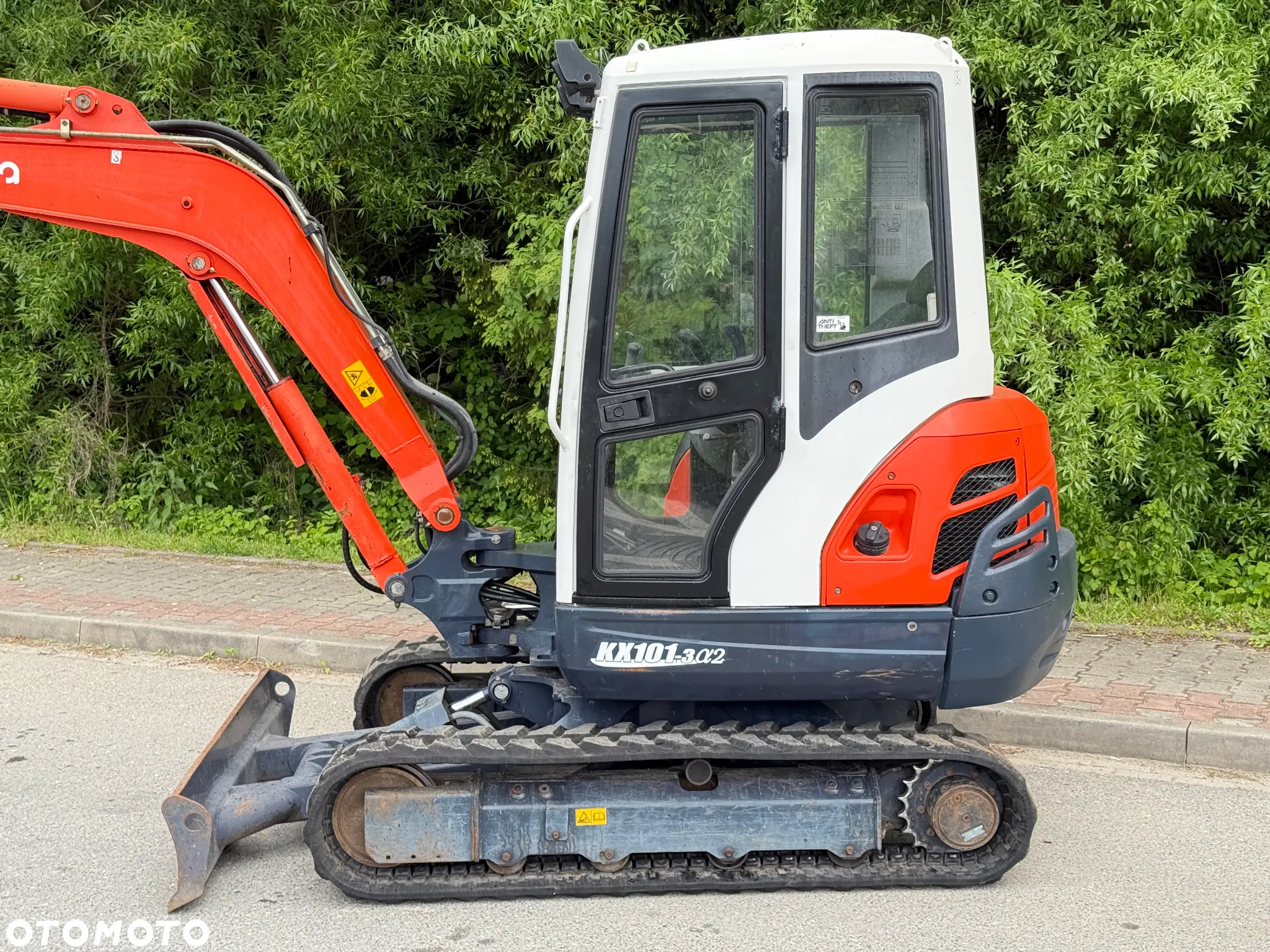 Kubota * Sprowadzona * Minikoparka * Kubota KX 101-3Q2 * 3.6 Tony * - 10