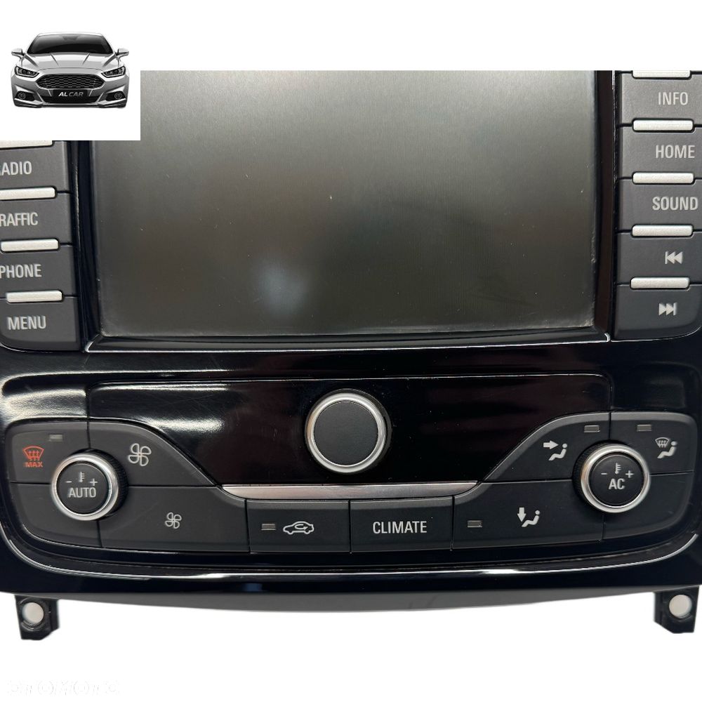 NAWIGACJA GPS FABRYCZNA FORD S-MAX MK1 LIFT MAPY POD KAMERE PIANO BLACK - 3