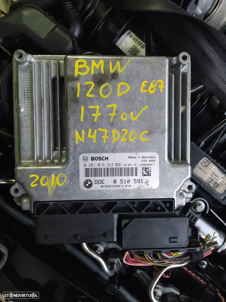 centralina BMW 120D 177cv 320D E87 E90 2010 N47D20C DDE8510591- 0281016924  Telef 933 023 959 - 1