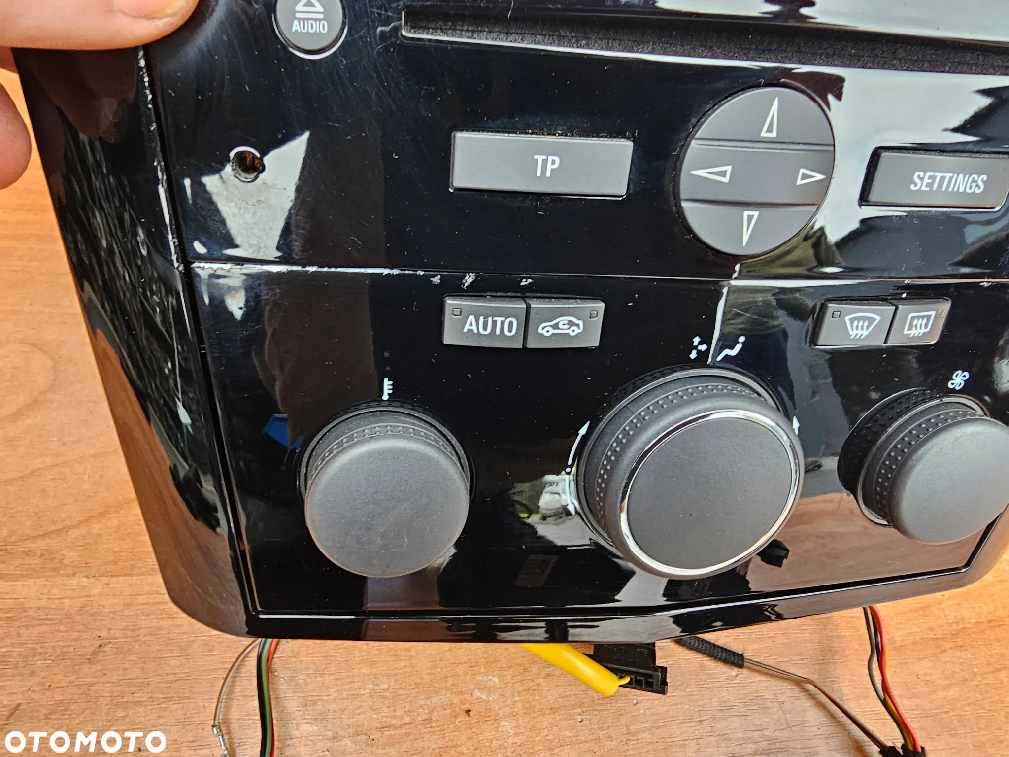 NAWIGACJA KOLOROWA RADIO PANEL MULTIFUNKCJA RAMKA OPEL ZAFIRA B DVD 90 NAVI PIANO BLACK CZARNE - 6