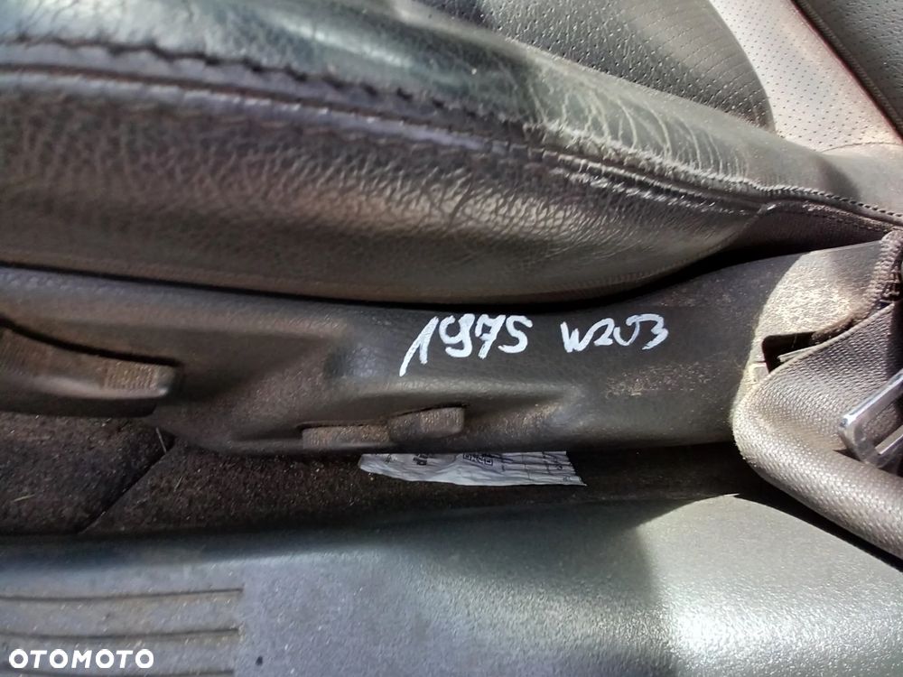 MERCEDES W203 C-KLASA FOTELE KANAPA KOMPLET SKÓRA POMPOWANY FOTEL KIEROWCY - 5