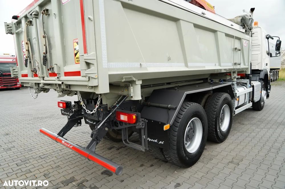Volvo FMX 410 / 6x4 / CAMION BASCULANTE + HDS PALFINGER 18002-EH A / HYDROBOARD / RADIO CONTROL / EURO 6 / - 17