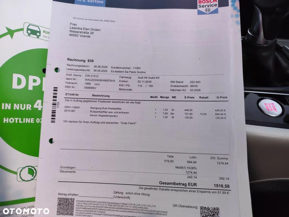 Audi A6 Avant 2.0 TDI Ultra - 37